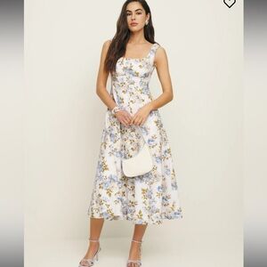 Reformation Louisa linen dress size 0